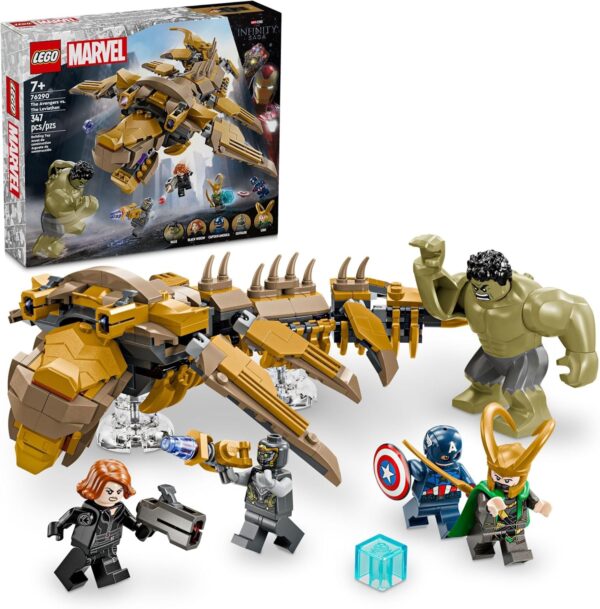 LEGO Marvel The Avengers vs. The Leviathan Superhero Toy, Building Set for Kids with Hulk Action Figure Plus 4 Marvel Minifigures, Avengers Birthday Gift for Boys and Girls Ages 7 and Up, 76290 - For Sale - Price