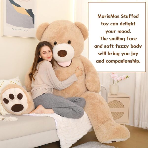 MorisMos Giant Teddy Bear Plush 6 Feet, Life Size Huge Teddy Bears for Girlfriend Boyfriend, 6 Foot Large Bear Gifts, Baby Shower, Birthday - Image 2