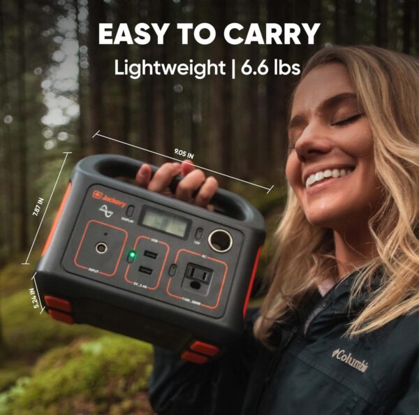 Jackery Portable Power Station Explorer 240, 240Wh Backup Lithium Battery, 110V/200W Pure Sine Wave AC Outlet, Solar Generator for Outdoors Camping Travelling and Emergencies. (Solar Panel Separate) - For Sale - Price - Image 4