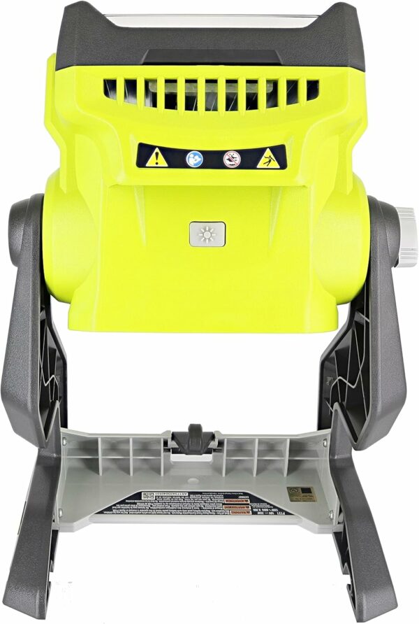 Ryobi P721 One+ 1,800 Lumen 18V Hybrid AC and Lithium Ion Powered Flat Standing LED Work Light with Onboard Mounting Options (Battery and Extension Cord Not Included, Light Only) - For Sale - Price - Image 4