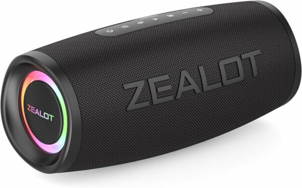 Bluetooth Speaker,Zealot Bluetooth Speaker,Portable Speaker with BassUp Technology,IP67 Waterproof Speaker,Speakers Bluetooth Wireless,20H Playtime,Stereo,EQ,Outddor Speaker for Beach,Camping,Gifts - For Sale - Price