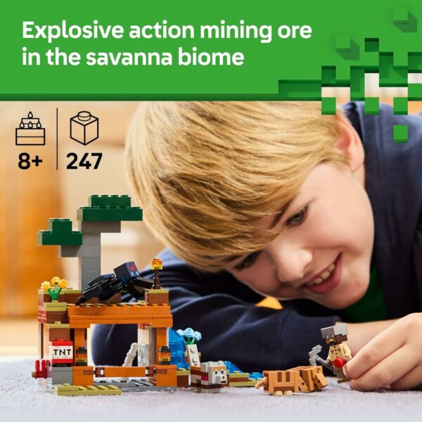 LEGO Minecraft The Armadillo Mine Expedition Toy Figures and Playset - Building Minecraft Toy for Kids, Boys and Girls, Ages 8+ - with Gaming Figures for Pretend Play - Gift Idea for Birthdays - 21269 - For Sale - Price - Image 2