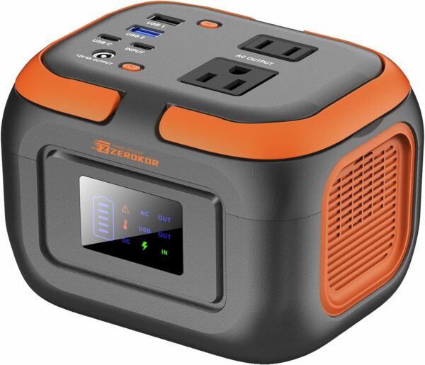 Portable Power Station 120W, 110V Power Bank with AC Outlet, Portable Generator 97.6Wh External Lithium Battery Pack with USB C Input for Camping Home Use Van Life Adventure - For Sale - Price