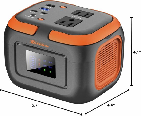 Portable Power Station 120W, 110V Power Bank with AC Outlet, Portable Generator 97.6Wh External Lithium Battery Pack with USB C Input for Camping Home Use Van Life Adventure - For Sale - Price - Image 10