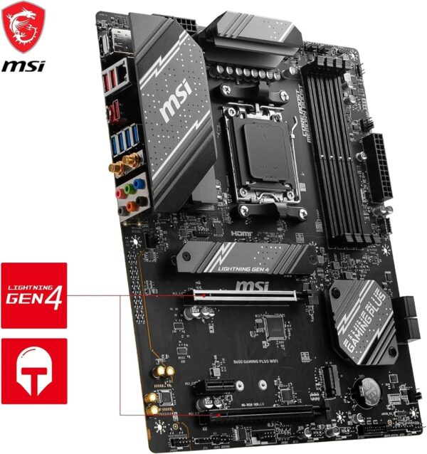 INLAND AMD Ryzen 7 7700X CPU Processor with MSI B650 Gaming Plus WiFi Gaming Motherboard(AM5, ATX, DDR5, PCIe 4.0, Wi-Fi 6E), Sold by Micro Center - For Sale - Price - Image 5