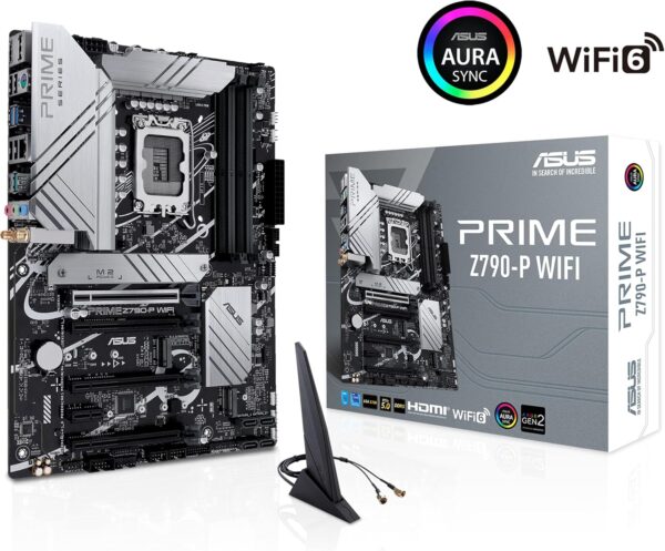 ASUS Z790-P ATX Motherboard with WiFi 6, PCIe 5.0, DDR5, 14+1 Power Stages, 3X M.2, Thunderbolt 4, 2.5Gb LAN - For Sale - Price - Image 6