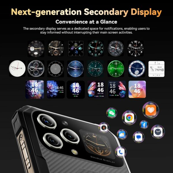 Blackview BL8000 5G Rugged Smartphone Unlocked 2024, 24GB RAM+512GB ROM, 120Hz 2.4K 6.78" FHD+ Rugged Phones, 50MP+16MP Camera, 8800mAh+33W, IP68/IP69K Waterproof Android Phones, 5G, NFC, Fingerprint - For Sale - Price - Image 3