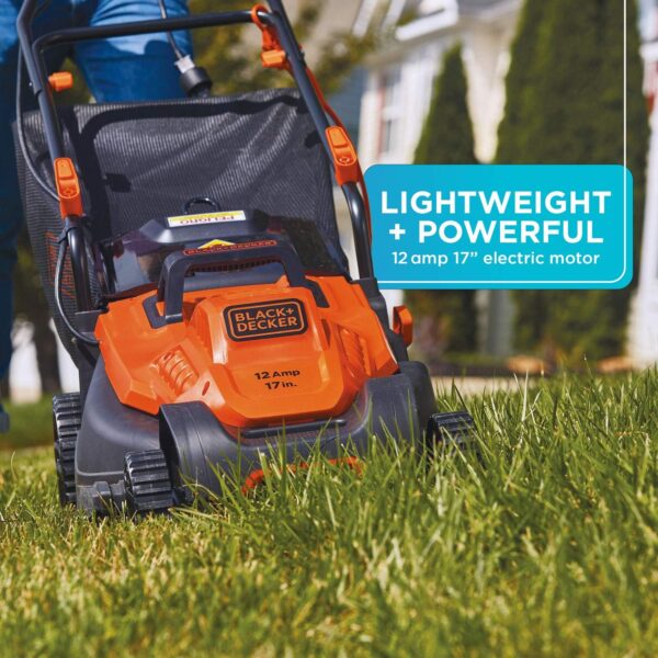 BLACK+DECKER BEMW482BH Electric Lawn Mower - For Sale - Price - Image 3