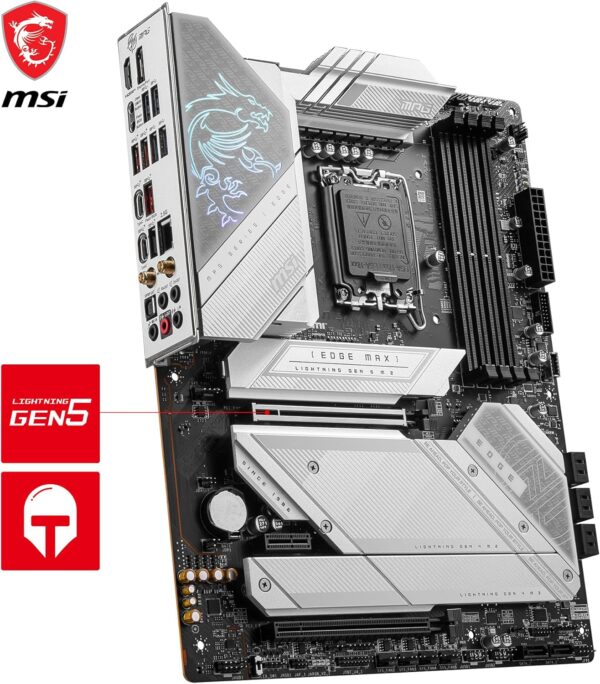 MSI MPG Z790 Edge TI MAX WiFi Gaming Motherboard (Supports 12th/13th Gen Intel Processors, LGA 1700, DDR5, PCIe 5.0, M.2, 2.5Gbps LAN, USB 3.2 Gen2, Wi-Fi 7, ATX) - For Sale - Price - Image 5