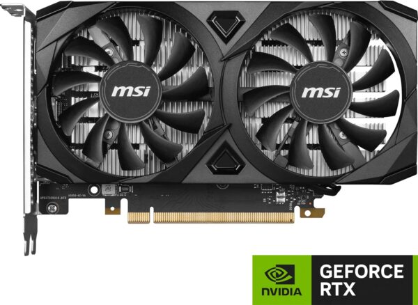 MSI Gaming RTX 3050 Ventus 2X 6G OC Graphics Card (NVIDIA RTX 3050, 96-Bit, Boost Clock: 1492 MHz, 6GB GDDR6 14 Gbps, HDMI/DP, Ampere Architecture) - For Sale - Price - Image 2