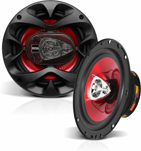 BOSS Audio Systems CH6530 Chaos Series 6.5 Inch Car Door Speakers - 300 Watts (Pair), 3 Way, Full Range, Tweeters, Coaxial, Sold in Pairs - For Sale - Price