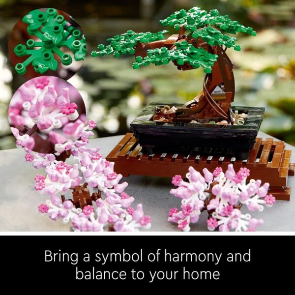 LEGO Icons Bonsai Tree Building Set - Artificial Bonsai Tree Plants for Home Decor, Adults Ages 18+ - Faux, Fake Plants for Table, Desk, Office - Birthday Gift for Men & Women - 10281 - For Sale - Price - Image 2