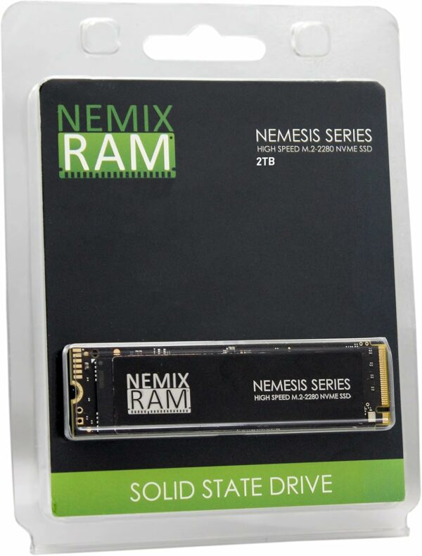 NEMIX RAM Nemesis Series 2TB M.2 2280 Gen4 PCIe NVMe SSD Write Speeds up to 7415mbps Compatible with SUPERMICRO SuperWorkstation SYS-751A-I | Model CSE-GS7A-000NBP3 | Super X13DAI-T Motherboard - For Sale - Price - Image 2