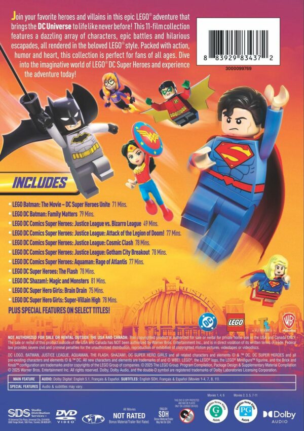 LEGO DC 11-Film Collection - For Sale - Price - Image 3