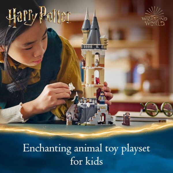 LEGO Harry Potter Hogwarts Castle Owlery Toy, Wizarding World Fantasy Toy for Girls and Boys, Harry Potter Castle Playset with 3 Characters, Birthday Gift Idea for Kids Ages 8 and Up, 76430 - For Sale - Price - Image 2