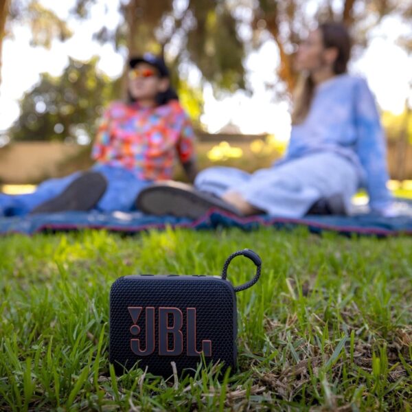 JBL Go 4 - Ultra-Portable, Waterproof and Dustproof Bluetooth Speaker, Big Pro Sound with Punchy bass, 7-Hour Built-in Battery, Made in Part with Recycled Materials (Black) - For Sale - Price - Image 2