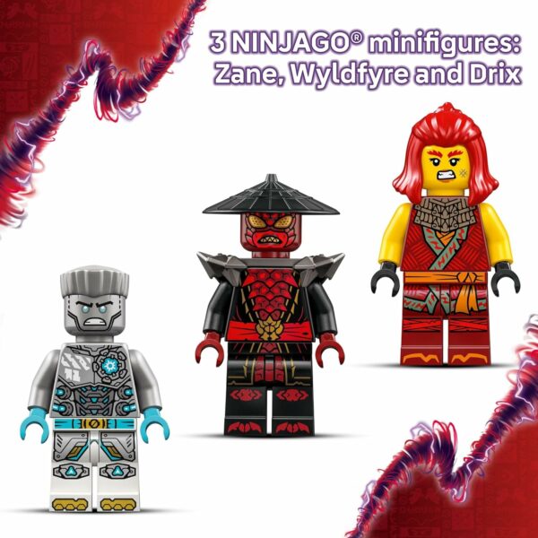 LEGO NINJAGO Zane's Battle Suit Mech Ninja Toy - Building Toy for Pretend Play for Kids, Boys and Girls, Ages 6+ - with 3 Minifigures - Gift Idea for Birthdays - 71827 - For Sale - Price - Image 4