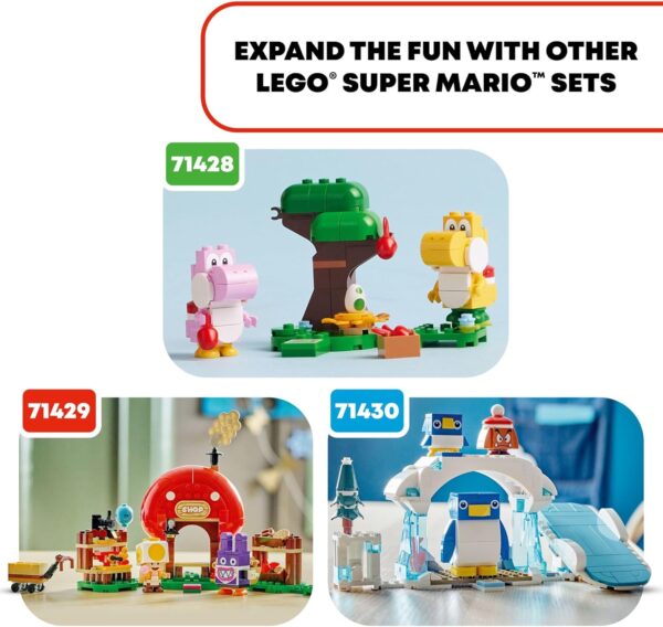 LEGO Super Mario Bowser’s Muscle Car Expansion Set, Collectible Bowser Toy for Kids, Gift for Boys, Girls and Gamers Ages 8 and Up, 71431 - For Sale - Price - Image 6