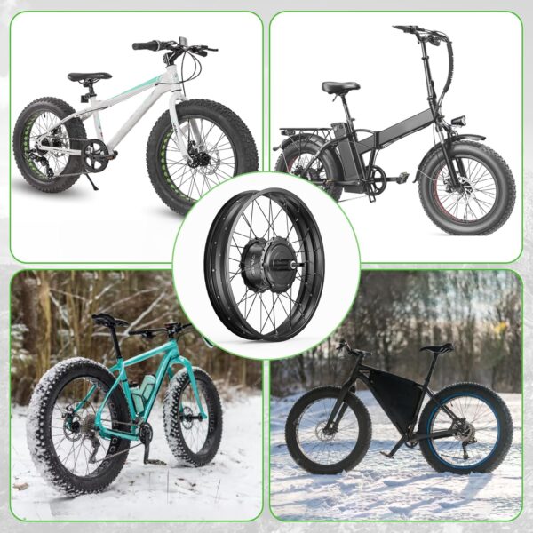 BAFANG 48V1000W Rear Hub Motor:Electric Bike Conversion Kit for 20"/26" Fat Tire Bikes, Ebike Kit with PAS Sensor, Optional Digital Display & Battery - Suit for for 175mm Dropout Size Snow/Beach Bike - For Sale - Price - Image 9