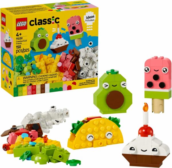 LEGO Classic Creative Food Friends Building Toy Set - Pretend Play Food for Kids, Boys and Girls, Ages 4+ - Learning and Educational Toy for Preschool - Gift Idea for Birthdays - 11039 - For Sale - Price