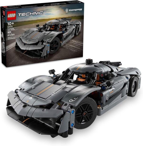 LEGO Technic Koenigsegg Jesko Absolut Grey Hypercar, Sports Car Building Toy Set for Boys and Girls, Vehicle Racing Car for Kids, Buildable Model Kit, Sports Car Toy, Motor Enthusiasts’ Gift, 42173 - For Sale - Price