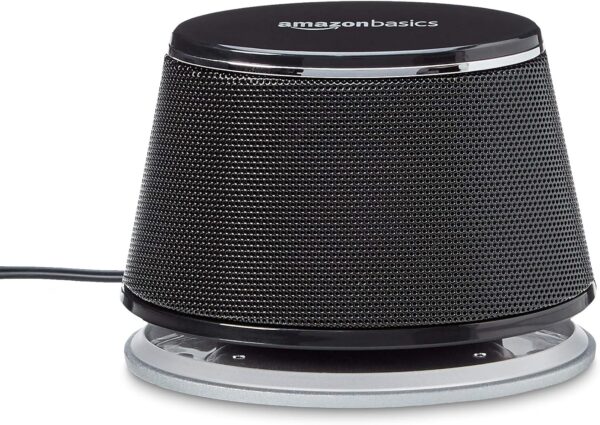 Amazon Basics Stereo 2.0 Speakers for PC or Laptop, 3.5mm Aux input, USB-Powered, 1 Pair, Black - For Sale - Price - Image 4