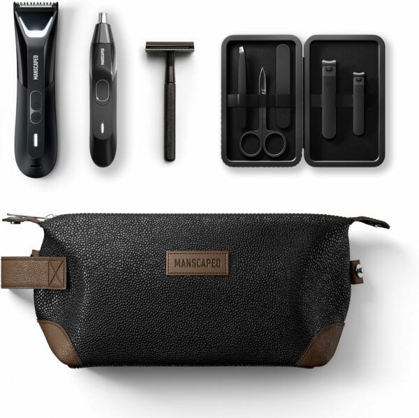 MANSCAPED® The Tool Box 5.0 Ultra with: The Lawn Mower® 5.0 Ultra Groin Groomer, Weed Whacker® 2.0 Nose & Ear Hair Trimmer, The Plow™ 2.0, The Shears™ 3.0 Five Piece Nail Kit, The Shed™ Toiletry Bag - For Sale - Price