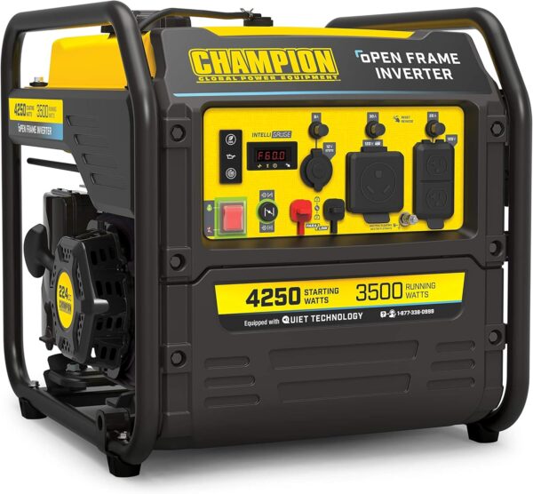 Champion Power Equipment 4250-Watt RV Ready Portable Open Frame Inverter Generator with Quiet Technology For Sale - Price