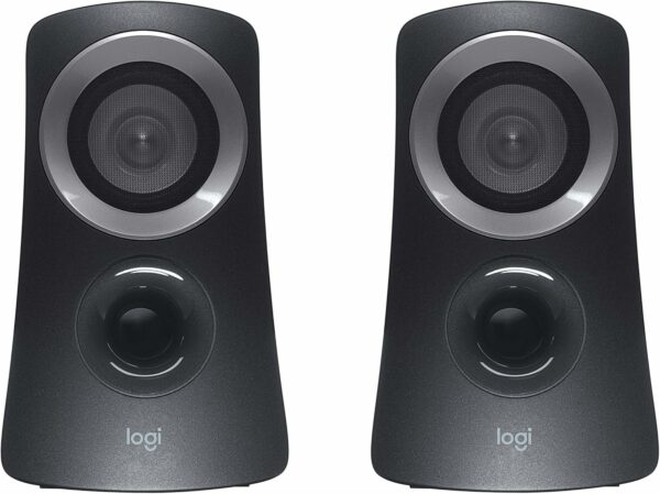 Logitech Z313 2.1 Multimedia Speaker System with Subwoofer, Full Range Audio, 50 Watts Peak Power, Strong Bass, 3.5mm Inputs, PC/PS4/Xbox/TV/Smartphone/Tablet/Music Player - Black - For Sale - Price - Image 6