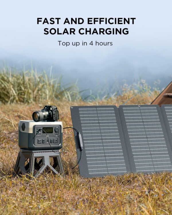 EF ECOFLOW RIVER 2 Max Solar Generator 512Wh Long-life LiFePO4 Portable Power Station& 160W Solar Panel for Home Backup Power, Camping & RVs 100% Charged in 60m with 3000+ Cycles & Up to 1000W Output For Sale - Price - Image 2