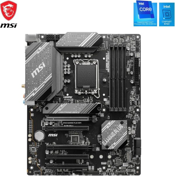 MSI B760 Gaming Plus WiFi Motherboard Intel B760 LGA 1700 ATX - For Sale - Price - Image 2