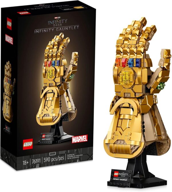 LEGO Marvel Infinity Gauntlet Set 76191 Collectible Thanos Glove with Infinity Stones, Building Set, Avengers Gift Idea for Adults and Teens, Model Kits for Decoration and Display - For Sale - Price