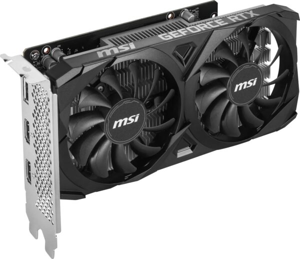 MSI Gaming RTX 3050 Ventus 2X 6G OC Graphics Card (NVIDIA RTX 3050, 96-Bit, Boost Clock: 1492 MHz, 6GB GDDR6 14 Gbps, HDMI/DP, Ampere Architecture) - For Sale - Price - Image 4