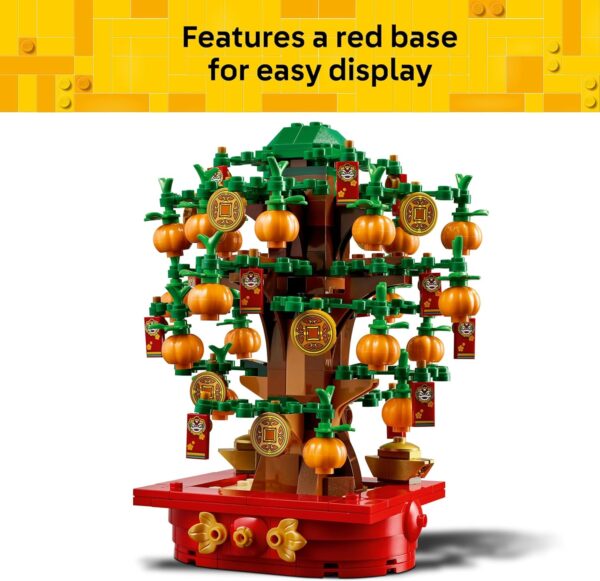 LEGO Money Tree - Lunar New Year Building Toy - Kids Chinese Culture Learning and Educational Toy for Boys and Girls, Ages 9+ - Holiday Decorations for Table - 40648 - For Sale - Price - Image 6