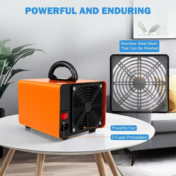 Ozone Generator 60,000mg/h, Ozone Machine Odor Removal Ozone Odor Eliminator Ozonator Air Ionizer Deodorizer for Home/Car/Smoke/Pet Odor For Sale - Price - Image 3