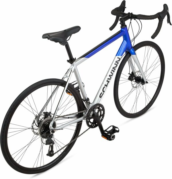 Schwinn Phocus Adult Road Bike, Mens and Womens, Aluminum Frame, Flat and Drop Bar Options, Multiple Speed Drivetrain, Carbon Fiber Fork, 700c Wheels - For Sale - Price - Image 3