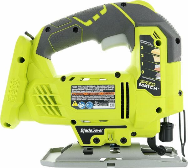 RYOBI One+ P5231 18V Lithium Ion Cordless Orbital T-Shaped 3,000 SPM Jigsaw (Battery Not Included, Power Tool and T-Shaped Wood Cutting Blade Only) - For Sale - Price - Image 2