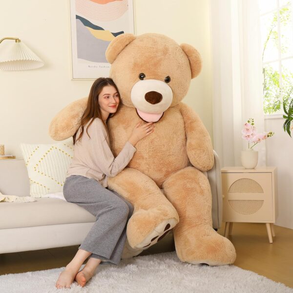 MorisMos Giant Teddy Bear Plush 6 Feet, Life Size Huge Teddy Bears for Girlfriend Boyfriend, 6 Foot Large Bear Gifts, Baby Shower, Birthday - Image 3