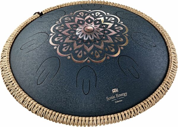 Meinl Sonic Energy Octave Steel Tongue Drum 9 Notes 16" with Mallets, Bag — Sound Healing Instrument for Musical Education, Meditation, ASMR, Yoga - For Sale - Price - Image 2