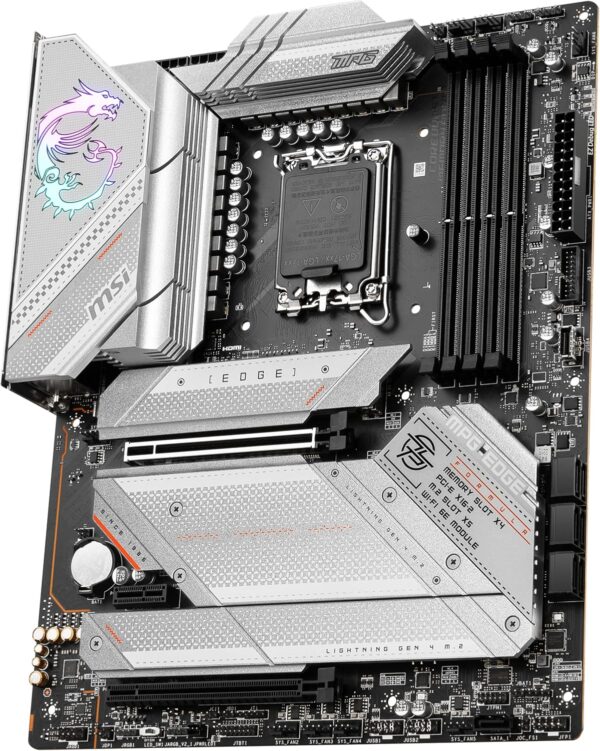 MSI MPG Z790 Edge WiFi Gaming Motherboard (Supports 12th/13th/14th Gen Intel Processors, LGA 1700, DDR5, PCIe 5.0, M.2, 2.5Gbps LAN, USB 3.2 Gen2, Wi-Fi 6E, Bluetooth 5.3, ATX) - For Sale - Price - Image 3