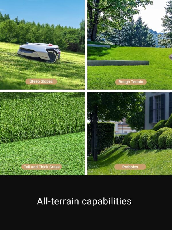 dreame Robotic Lawn Mower A1, Automatic Lawn Mower with Accurate Navigation and Obstacle Avoidance, U-Shape Path Planning, Perfect for Grass Cutting - For Sale - Price - Image 4