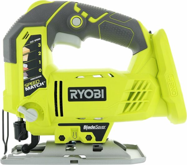 RYOBI One+ P5231 18V Lithium Ion Cordless Orbital T-Shaped 3,000 SPM Jigsaw (Battery Not Included, Power Tool and T-Shaped Wood Cutting Blade Only) - For Sale - Price - Image 6