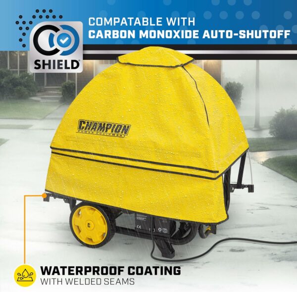 Champion Power Equipment 100376 Storm Shield Severe Weather Portable Generator Cover by GenTent for 4000 to 12,500-Starting Watt Generators For Sale - Price - Image 5