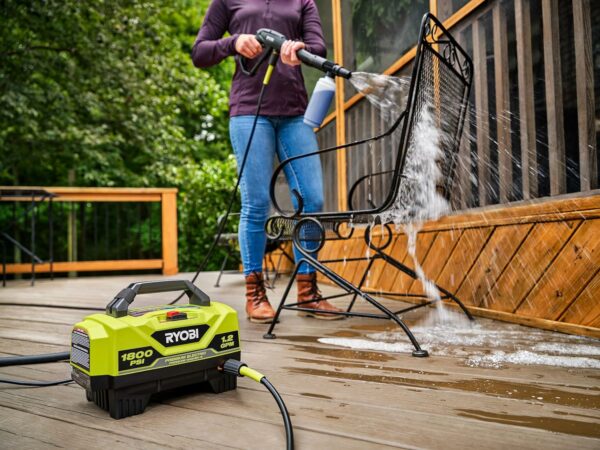 RYOBI 1,800 PSI 1.2 GPM Electric Pressure Washer, RY141820VNM - For Sale - Price - Image 3