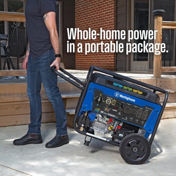 Westinghouse Outdoor Power Equipment 13500 Peak Watt Tri-Fuel Home Backup Portable Generator, Remote Electric Start, Transfer Switch Ready, Gas, Propane, and Natural Gas Powered For Sale - Price - Image 6