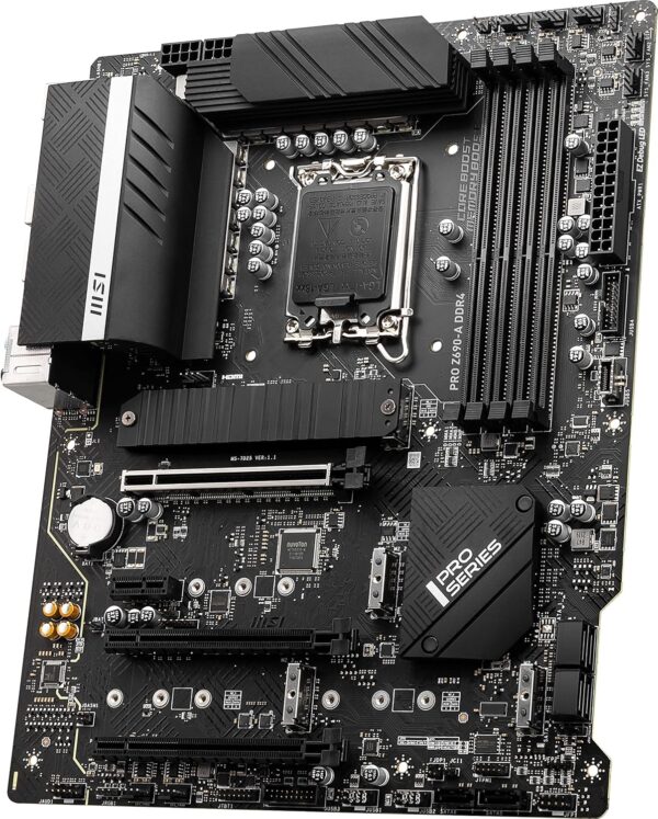 MSI PRO Z690-A DDR4 ProSeries Motherboard (ATX, 12th Gen Intel Core, LGA 1700 Socket, DDR4, PCIe 4, CFX, M.2 Slots) - For Sale - Price - Image 3