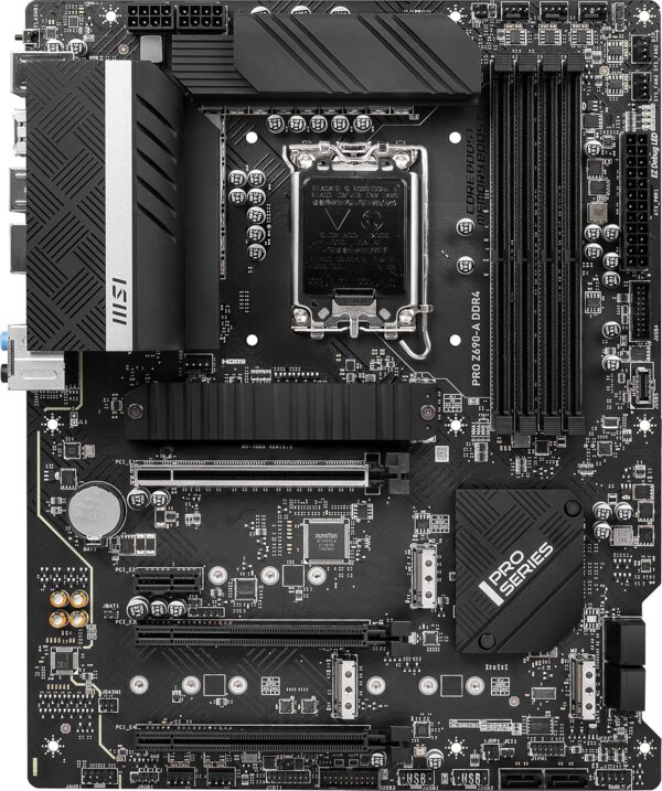 MSI PRO Z690-A DDR4 ProSeries Motherboard (ATX, 12th Gen Intel Core, LGA 1700 Socket, DDR4, PCIe 4, CFX, M.2 Slots) - For Sale - Price - Image 2