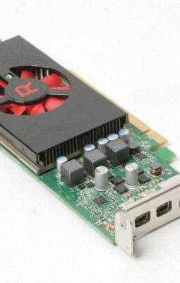 AMD Radeon RX 550 4GB GDDR5 PCIe DP 2 x Mini DP Low Profile Graphics Card