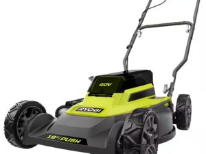 RYOBI 18 In. Walk Behind Push Mower 40-Volt 2-in-1 Cordless Battery Tool Only