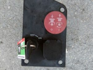 Start & Blade Switch Assy w/USB for Ryobi 54" Z54Li 80v Zero Turn Mower | Price For Sale -  Used